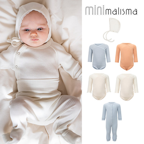 Little现货 丹麦minimalisma FW26新生儿宝宝包屁衣连体衣打底裤