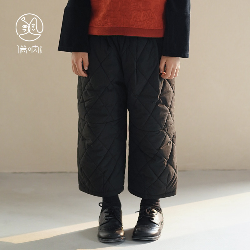 Little现货满呐FW25秋冬中性男女童拜年服棉裤绗缝空气裤全棉保暖,童装/婴儿装/亲子装,裤子,淘宝优惠券,粉丝福利购,淘宝优惠卷