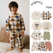 英国organic zoo FW25秋冬男女宝卫衣喇叭裤 65Z补货Little家 长裤