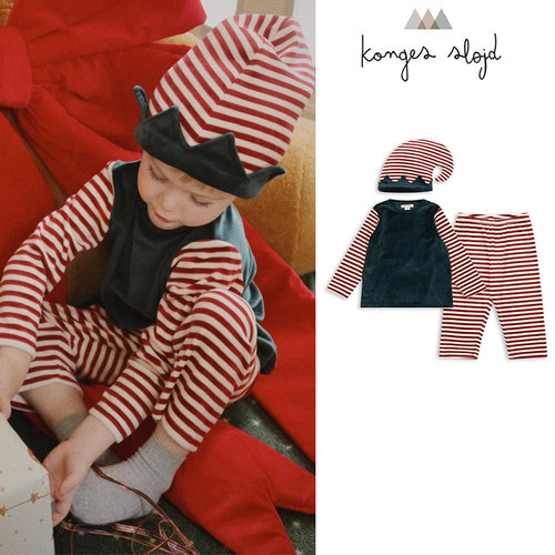 85Z现货Little丹麦Konges Slojd FW25秋冬儿童精灵服圣诞节日装扮