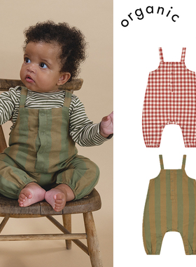 7Z Little家现货 英国organic zoo FW25秋冬男女宝百搭背带裤