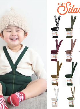 88Z Little瑞典silly silas SS25儿童宝宝连裤袜背带短裤举重裤