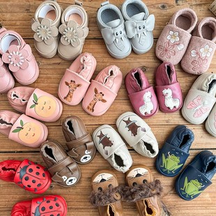 软底防滑 室内鞋 85Z现货Little丹麦melton FW25秋冬儿童宝宝学步鞋