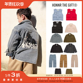 SS23宝宝翻领夹克马甲长裤 5件3折 THE GIFT Little家 美国HONOR