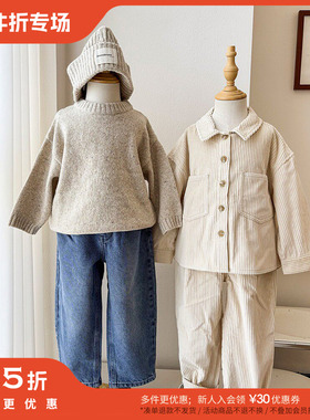 3件5折 Little丹麦brunobruno nation FW25儿童外套毛衣牛仔长裤
