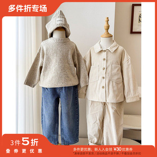3件5折 nation FW25儿童外套毛衣牛仔长裤 Little丹麦brunobruno