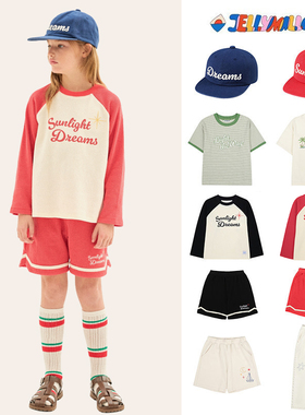 Little家jellymallow Beacon系列儿童百搭T恤短袖短裤长裤棒球帽