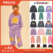 FW25秋冬儿童中性印花卫衣卫裤 5件4折 Little现货jellymallow T恤