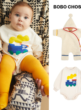 6Z Little西班牙bobo choses  FW25新生儿包屁连体衣外出服