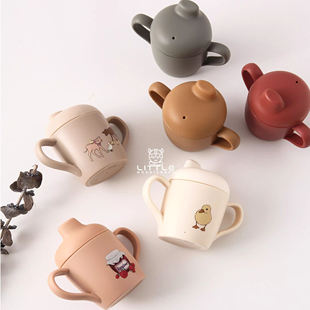 FW22秋冬儿童硅胶可爱水杯组合 slojd Little家丹麦konges