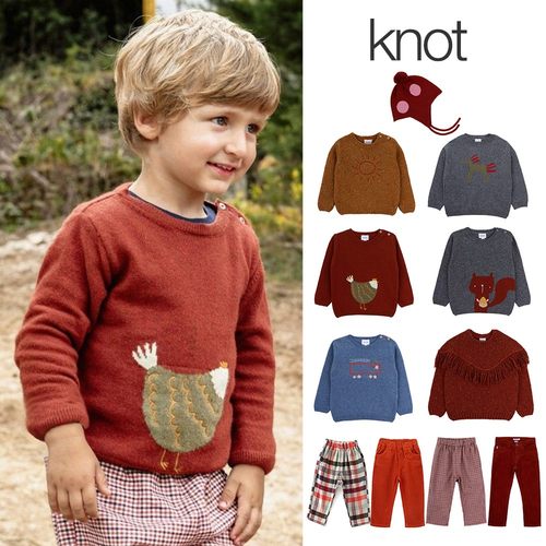 knot针织图案中性春夏