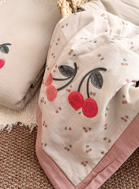 65Z Little现货 Elly+Lune SS25春夏婴幼儿宝宝有机棉盖毯午睡毯