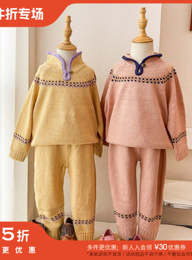 3件5折 Little现货 日本And Pal FW25儿童毛衣针织套头衫针织裤