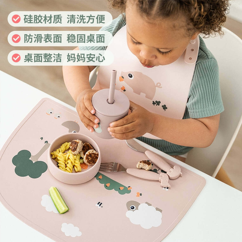 Little现货 丹麦donebydeer SS26儿童宝宝食品级硅胶餐垫防水防油