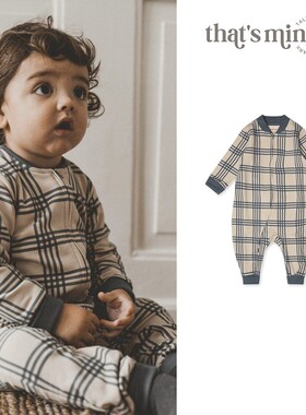 7Z 现货Little丹麦thatsmine FW24新生儿婴童有机棉连体衣外出服