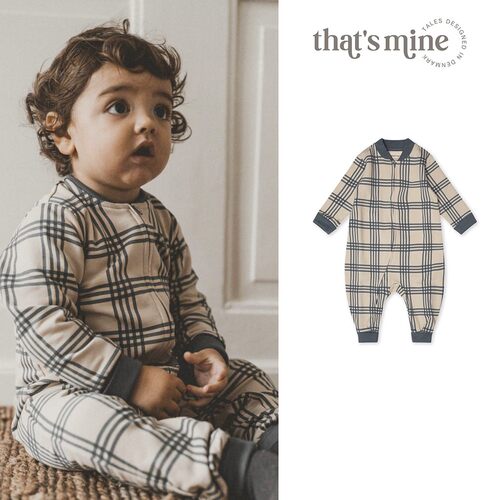 7Z 现货Little丹麦thatsmine FW24新生儿婴童有机棉连体衣外出服
