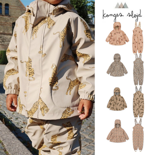 FW25儿童加绒雨衣套装 85Z Slojd 丹麦Konges 防水防风 Little现货