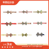 秒杀 不换退 丹麦 5件3折 Milledeux 女宝宝蝴蝶结碎花发带百搭