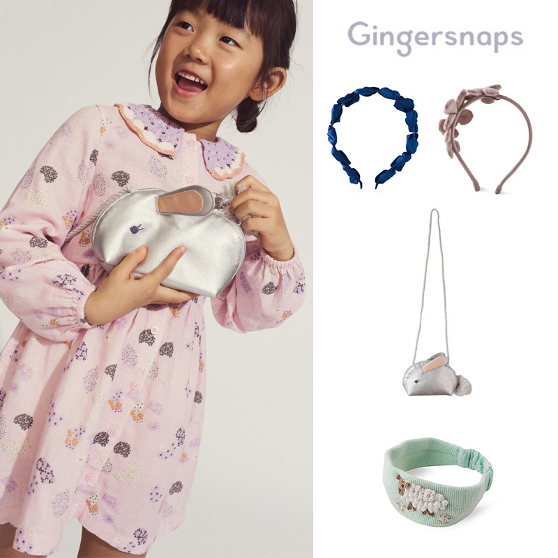 7折 Little 菲律宾gingersnaps FW25冬女宝宝发箍发带包包发饰图片