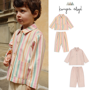 长裤 SS26春夏男宝中性风衬衫 外套 Slojd 88Z现货Little丹麦Konges