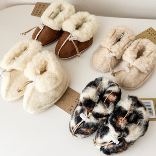 wovens are FW25新生儿宝宝羊毛室内脚套 85Z补货Little现货