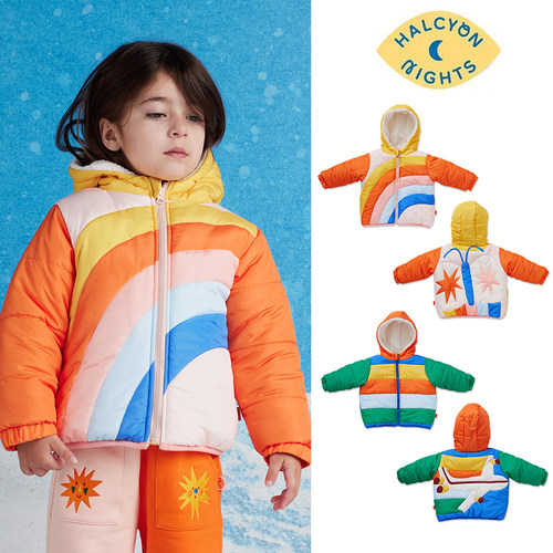 Little现货 墨尔本Halcyon Nights FW26儿童连帽棉服保暖