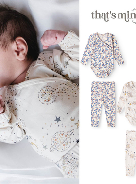 7Z补Little现货 丹麦thatsmine FW25新生儿宝宝印花包屁衣打底裤