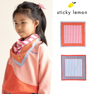 FW25秋冬儿童复古纯棉头巾围巾方巾 Lemon Little家 荷兰Sticky