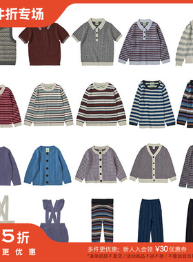 3件5折FUB秋冬秒杀合集  FW24儿童上衣毛衣打底裤连衣裙半裙