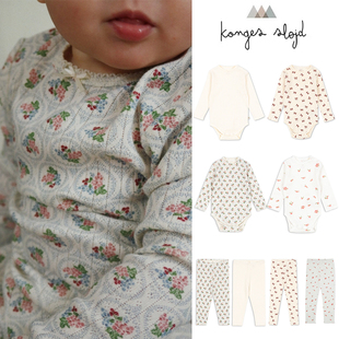 FW25幼童宝宝圆领包屁衣打底裤 85Z Slojd 丹麦Konges Little现货