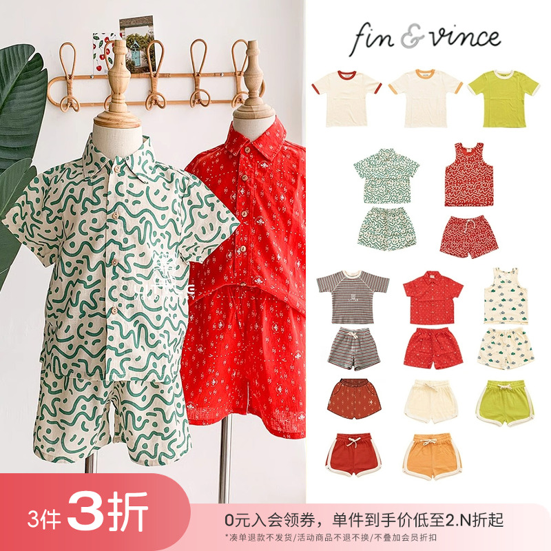 短袖T恤finandvince春夏
