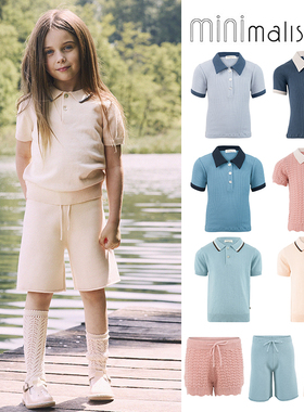 6Z Little现货丹麦minimalisma SS26男女宝宝polo衫T恤短袖短裤