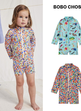 6Z  Little现货 西班牙bobo choses  FW25男女宝防晒连体泳衣