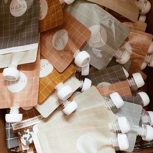 5件3折Little家丹麦Haps FW22儿童宝宝辅食袋便携反复使用 Nordic