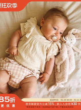 Little现货 比利时Dimpel SS25新生儿宝宝哄睡安抚巾陪睡玩偶