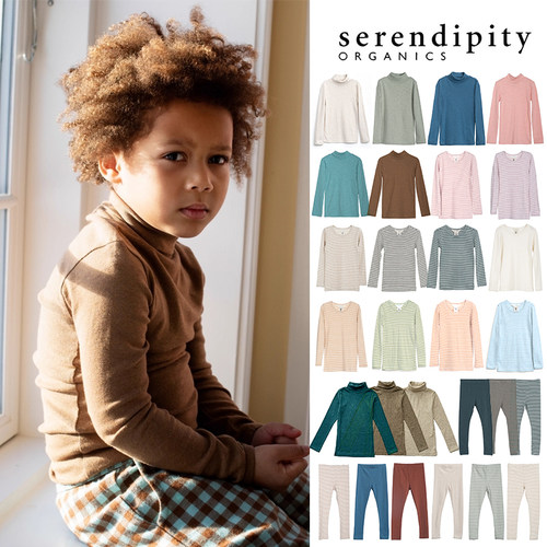 85Z Little现货 丹麦 serendipity FW25 秋冬儿童长袖T恤打底裤