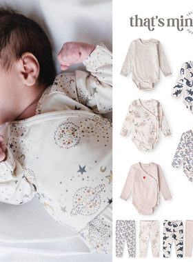 7Z补Little现货 丹麦thatsmine FW25新生儿宝宝印花包屁衣打底裤
