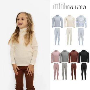 FW23秋冬儿童羊毛高领上衣打底裤 Little家丹麦minimalisma