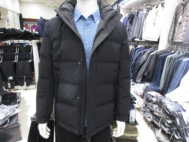 2023培罗蒙冬装新款 男黑色休闲时尚短款羽绒服 专柜正品83810