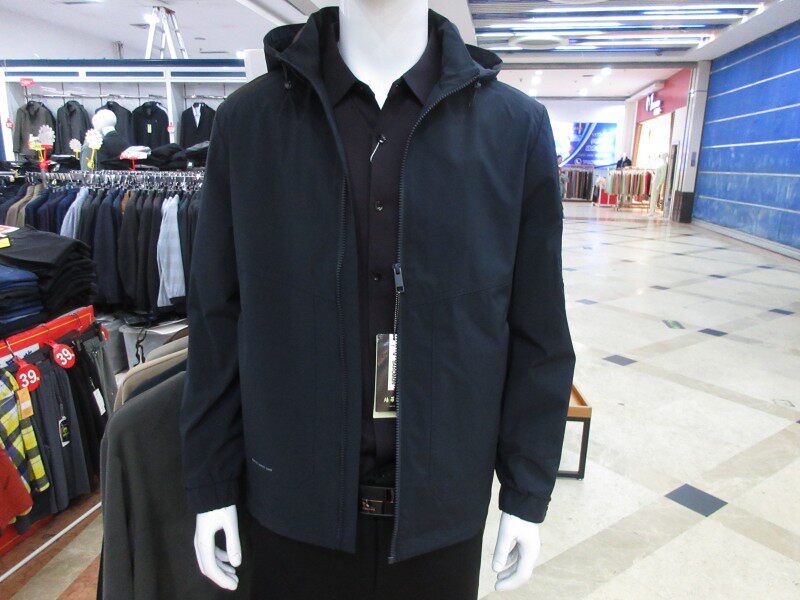 2023培罗蒙秋装新款 男纯色连帽小风衣夹克 专柜正品83351