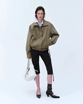 现货PREON自制早春新款帅气工装风短款夹克外套londonflat