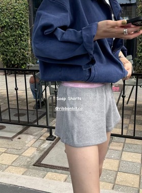 现货PREON工厂自制水洗复古蓝色翻领拉链短款夹克外套ribbonbits