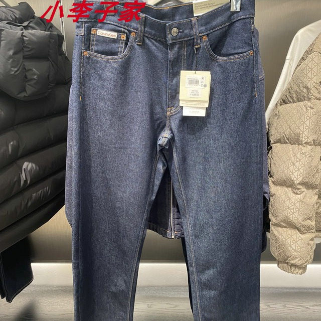 4RE788G国内代购CK Jeans25秋冬新款男士宽松直筒牛仔裤