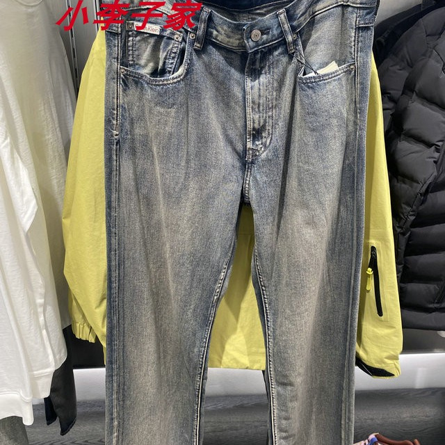 4RC739G国内代购CK Jeans25秋冬新款男士宽松直筒牛仔裤