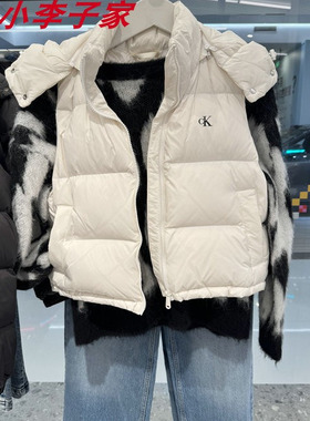 47D500G国内CK Jeans女士25秋冬新款羽绒服马甲