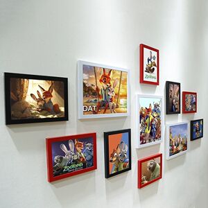新款疯狂动物城海报卡通动漫电影海报客厅卧室装饰相框壁画照片墙