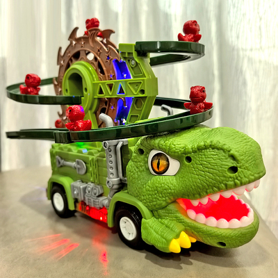 儿童恐龙轨道玩具车3到6岁益智男童4一5男孩小汽车霸王龙生日礼物