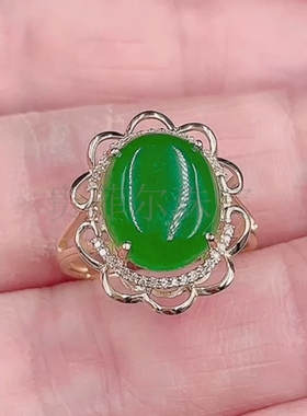 18k白金可代镶嵌戒指空托