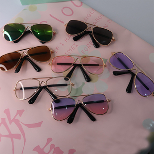 20CM棉花娃娃用眼镜宽9CM可爱酷20厘米玩偶公仔用配饰配件装饰品