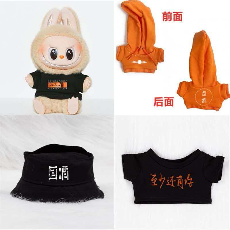 娃娃17cm连帽卫衣林忆莲同款T恤